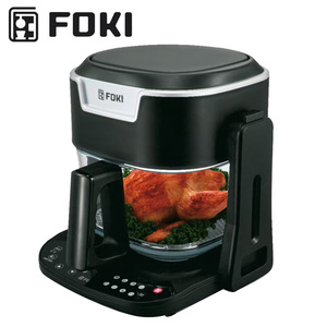 【FOKI小廚師】全能煎煮烘烤多功能料理湯鍋/煎盤/烤盤/氣炸鍋 FC-100